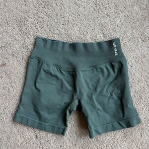 DFYNE pistachio athletic shorts